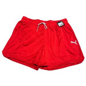 PUMA Women’s Foundation Athletic Shorts Size XXL NEW 539945 04 High Risk RED